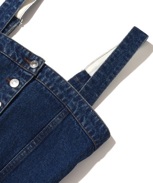 atmos pink（アトモスピンク）の「atmos pink デニムビスチェ（ベスト・レディース・ライトブルー/インディゴブルー・S/M）」の10枚目の写真