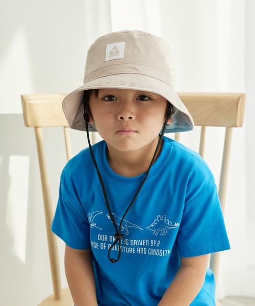 GERRY（ジェリー）の「【KIDS】【GERRY/ジェリー別注】ウオッシャブルサンシェード付きアドベンチャーハット（ハット・キッズ・ブラック/ベージュ系その他/ブルー系その他4・FREE）」の2枚目の写真