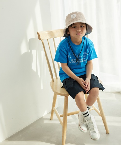 GERRY（ジェリー）の「【KIDS】【GERRY/ジェリー別注】ウオッシャブルサンシェード付きアドベンチャーハット（ハット・キッズ・ブラック/ベージュ系その他/ブルー系その他4・FREE）」の10枚目の写真