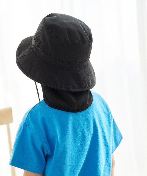 GERRY（ジェリー）の「【KIDS】【GERRY/ジェリー別注】ウオッシャブルサンシェード付きアドベンチャーハット（ハット・キッズ・ブラック/ベージュ系その他/ブルー系その他4・FREE）」の14枚目の写真