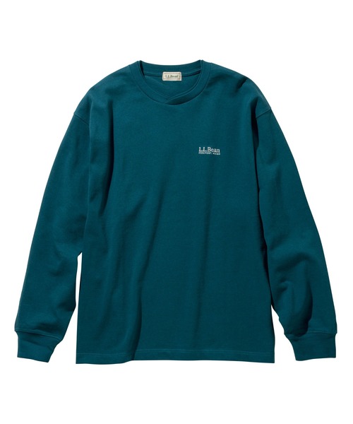 L.L.Bean（エルエルビーン）の「【JAPAN EDITION】ユニオン・ロングスリーブ・Tシャツ（Tシャツ/カットソー・メンズ・ホワイト/ネイビー/レッド/グリーン/ライトグレー/ベージュ/ネイビー系・LARGE/MEDIUM/SMALL/X-LARGE）」の16枚目の写真