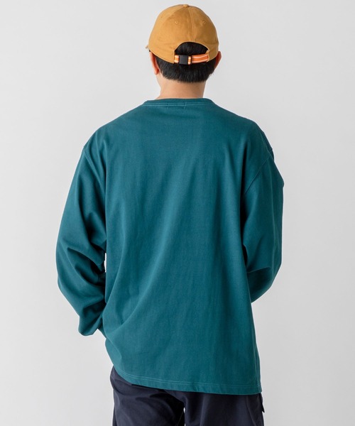 L.L.Bean（エルエルビーン）の「【JAPAN EDITION】ユニオン・ロングスリーブ・Tシャツ（Tシャツ/カットソー・メンズ・ホワイト/ネイビー/レッド/グリーン/ライトグレー/ベージュ/ネイビー系・LARGE/MEDIUM/SMALL/X-LARGE）」の18枚目の写真