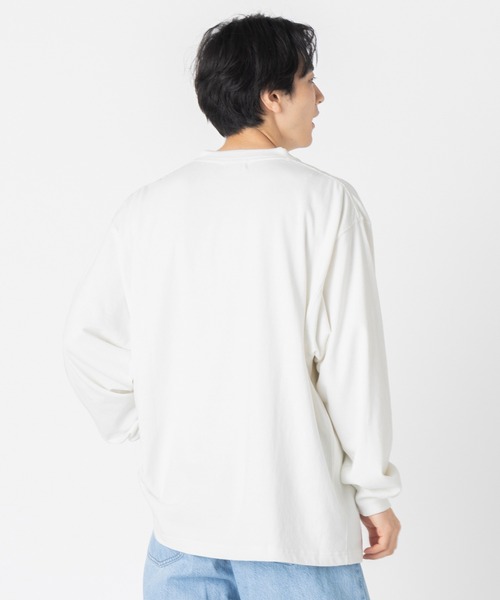 L.L.Bean（エルエルビーン）の「【JAPAN EDITION】ユニオン・ロングスリーブ・Tシャツ（Tシャツ/カットソー・メンズ・ホワイト/ネイビー/レッド/グリーン/ライトグレー/ベージュ/ネイビー系・LARGE/MEDIUM/SMALL/X-LARGE）」の19枚目の写真