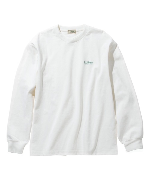 L.L.Bean（エルエルビーン）の「【JAPAN EDITION】ユニオン・ロングスリーブ・Tシャツ（Tシャツ/カットソー・メンズ・ホワイト/ネイビー/レッド/グリーン/ライトグレー/ベージュ/ネイビー系・LARGE/MEDIUM/SMALL/X-LARGE）」の21枚目の写真