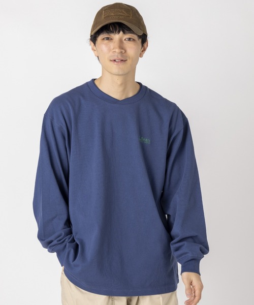 L.L.Bean（エルエルビーン）の「【JAPAN EDITION】ユニオン・ロングスリーブ・Tシャツ（Tシャツ/カットソー・メンズ・ホワイト/ネイビー/レッド/グリーン/ライトグレー/ベージュ/ネイビー系・LARGE/MEDIUM/SMALL/X-LARGE）」の9枚目の写真