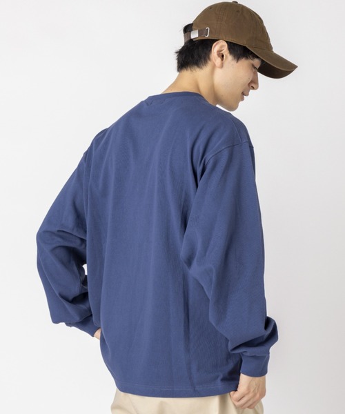 L.L.Bean（エルエルビーン）の「【JAPAN EDITION】ユニオン・ロングスリーブ・Tシャツ（Tシャツ/カットソー・メンズ・ホワイト/ネイビー/レッド/グリーン/ライトグレー/ベージュ/ネイビー系・LARGE/MEDIUM/SMALL/X-LARGE）」の10枚目の写真