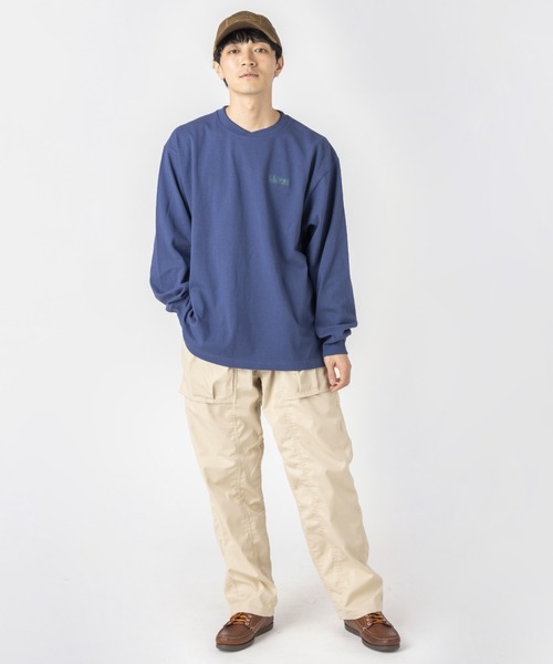 L.L.Bean（エルエルビーン）の「【JAPAN EDITION】ユニオン・ロングスリーブ・Tシャツ（Tシャツ/カットソー・メンズ・ホワイト/ネイビー/レッド/グリーン/ライトグレー/ベージュ/ネイビー系・LARGE/MEDIUM/SMALL/X-LARGE）」の14枚目の写真
