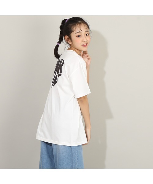 PINKHUNT（ピンクハント）の「PINKHUNT ビッグシルエットTシャツ 8174K（Tシャツ/カットソー・キッズ・ブラック/ホワイト・140cm/150cm/160cm/130cm）」の13枚目の写真