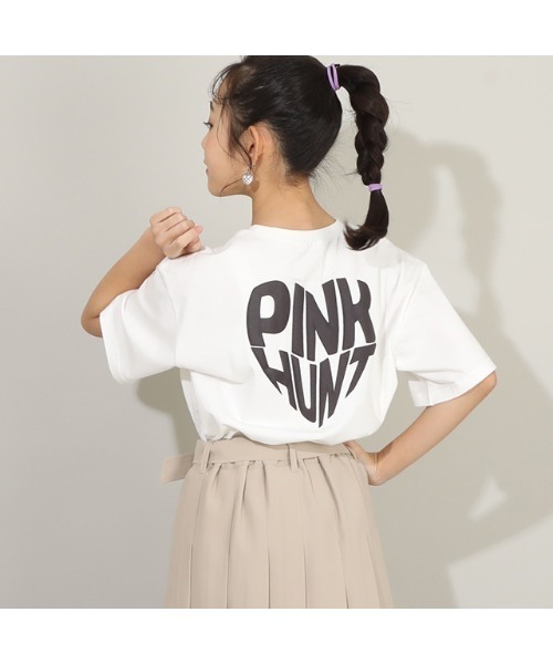 PINKHUNT（ピンクハント）の「PINKHUNT ビッグシルエットTシャツ 8174K（Tシャツ/カットソー・キッズ・ブラック/ホワイト・140cm/150cm/160cm/130cm）」の10枚目の写真