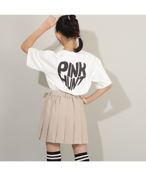 PINKHUNT（ピンクハント）の「PINKHUNT ビッグシルエットTシャツ 8174K（Tシャツ/カットソー・キッズ・ブラック/ホワイト・140cm/150cm/160cm/130cm）」の7枚目の写真