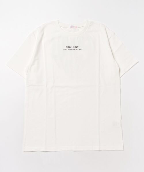 PINKHUNT（ピンクハント）の「PINKHUNT ビッグシルエットTシャツ 8174K（Tシャツ/カットソー・キッズ・ブラック/ホワイト・140cm/150cm/160cm/130cm）」の15枚目の写真