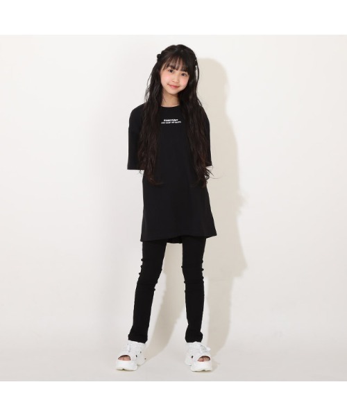 PINKHUNT（ピンクハント）の「PINKHUNT ビッグシルエットTシャツ 8174K（Tシャツ/カットソー・キッズ・ブラック/ホワイト・140cm/150cm/160cm/130cm）」の3枚目の写真