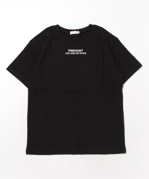 PINKHUNT（ピンクハント）の「PINKHUNT ビッグシルエットTシャツ 8174K（Tシャツ/カットソー・キッズ・ブラック/ホワイト・140cm/150cm/160cm/130cm）」の6枚目の写真