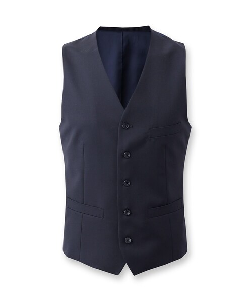 TAKEO KIKUCHI（タケオキクチ）の「【冠婚葬祭/3ピース対応】サージ ベスト（スーツベスト・メンズ・ブラック系5/ネイビー系9/ネイビー/ブラック・03/01/02/04/05）」の5枚目の写真