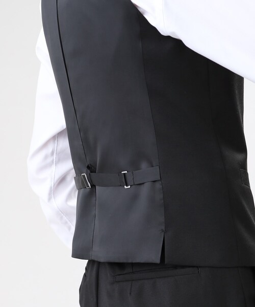 TAKEO KIKUCHI（タケオキクチ）の「【冠婚葬祭/3ピース対応】サージ ベスト（スーツベスト・メンズ・ブラック系5/ネイビー系9/ネイビー/ブラック・03/01/02/04/05）」の13枚目の写真