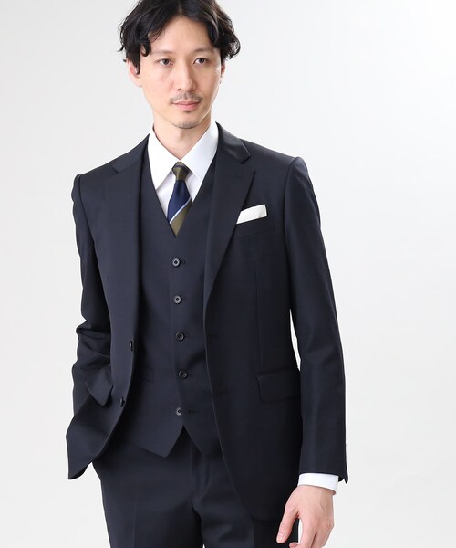 TAKEO KIKUCHI（タケオキクチ）の「【冠婚葬祭/3ピース対応】サージ ベスト（スーツベスト・メンズ・ブラック系5/ネイビー系9/ネイビー/ブラック・03/01/02/04/05）」の21枚目の写真