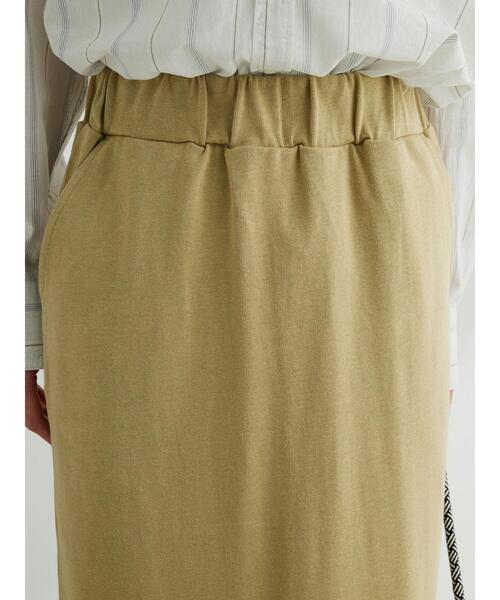 Green　Parks（グリーンパークス）の「・Double Flags 10ozナロースカート（スカート・レディース・サックスブルー/ベージュ/ブラック/チャコールグレー・FREE）」の7枚目の写真