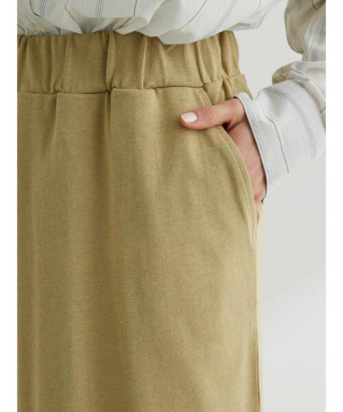 Green　Parks（グリーンパークス）の「・Double Flags 10ozナロースカート（スカート・レディース・サックスブルー/ベージュ/ブラック/チャコールグレー・FREE）」の8枚目の写真