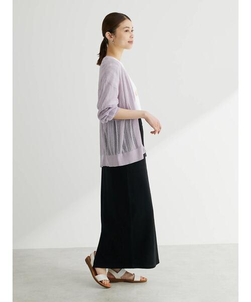 Green　Parks（グリーンパークス）の「・Double Flags 10ozナロースカート（スカート・レディース・サックスブルー/ベージュ/ブラック/チャコールグレー・FREE）」の16枚目の写真