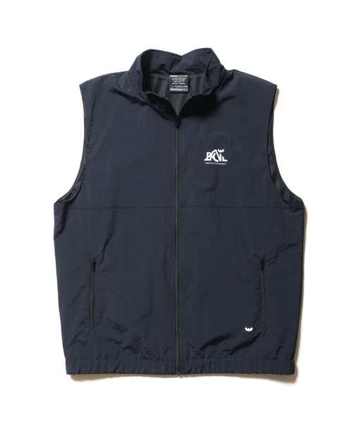 Back Channel(バックチャンネル)の「NYLON VEST(ベスト・メンズ・ブラック・X-LARGE/MEDIUM/LARGE)」の1枚目の写真