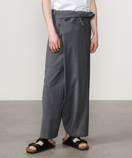 Bshop(ビショップ)の「078 CITE | ウールトロピカル タイパンツ MEN(その他パンツ・メンズ・グレー系その他/グレー・F)」の8枚目の写真