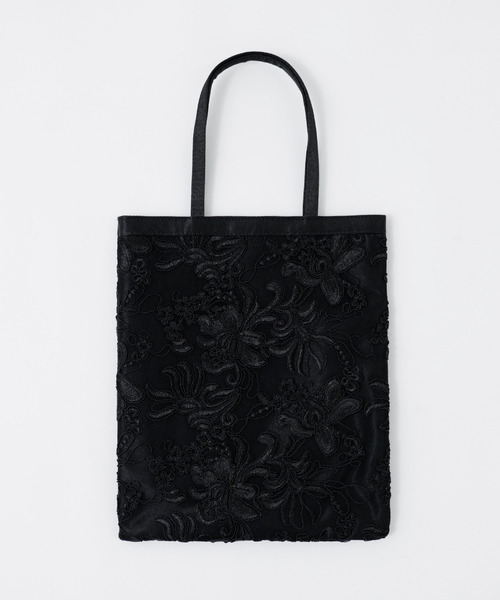 niana(ニアナ)の「刺繍レースパーティーサブトートバッグ(ハンドバッグ・レディース・ブラック/ベージュ・FREE)」の8枚目の写真