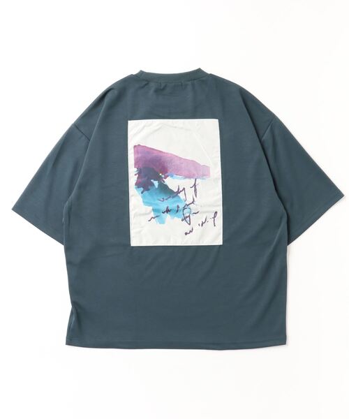 En serio TOKYO(エンソリオトーキョー)の「【ZOZO限定】冷感COOLダンボール 貼付けブラッシュアート TEE(Tシャツ/カットソー・メンズ・ブラック/ダークブルー/ホワイト・M/L)」の13枚目の写真