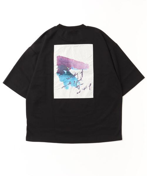 En serio TOKYO(エンソリオトーキョー)の「【ZOZO限定】冷感COOLダンボール 貼付けブラッシュアート TEE(Tシャツ/カットソー・メンズ・ブラック/ダークブルー/ホワイト・M/L)」の14枚目の写真