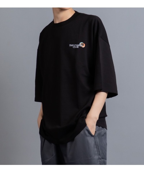 En serio TOKYO(エンソリオトーキョー)の「【ZOZO限定】冷感COOLダンボール 貼付けブラッシュアート TEE(Tシャツ/カットソー・メンズ・ブラック/ダークブルー/ホワイト・M/L)」の19枚目の写真