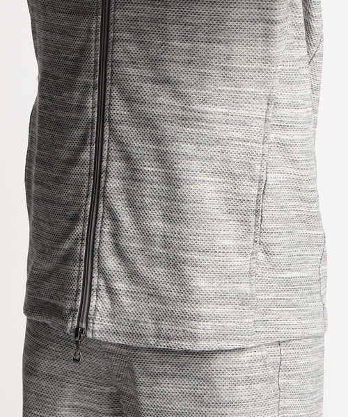 NICOLE CLUB FOR MEN（ニコルクラブフォーメン）の「ハニカムジャガードフードフルジップパーカ（パーカー・メンズ・ブラック×グレー/ブルー/ライトグレー/ブラック系・X-LARGE/MEDIUM/LARGE）」の12枚目の写真