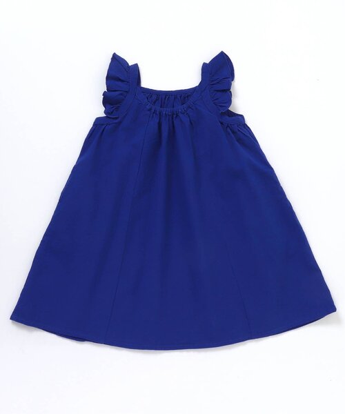 BREEZE（ブリーズ）の「カラーフリルワンピース（ワンピース・キッズ・イエロー/ラベンダー/ブルー・80/100/90/130/140/110/120）」の4枚目の写真