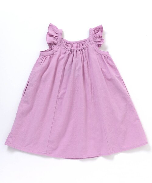 BREEZE（ブリーズ）の「カラーフリルワンピース（ワンピース・キッズ・イエロー/ラベンダー/ブルー・80/100/90/130/140/110/120）」の5枚目の写真