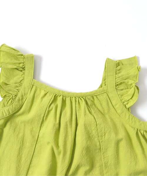 BREEZE（ブリーズ）の「カラーフリルワンピース（ワンピース・キッズ・イエロー/ラベンダー/ブルー・80/100/90/130/140/110/120）」の7枚目の写真