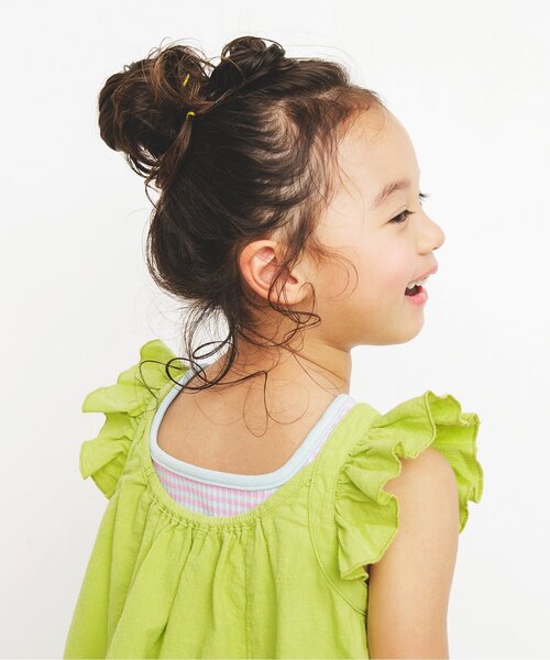BREEZE（ブリーズ）の「カラーフリルワンピース（ワンピース・キッズ・イエロー/ラベンダー/ブルー・80/100/90/130/140/110/120）」の17枚目の写真