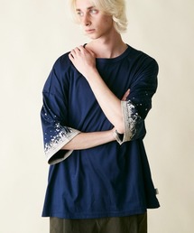 rehacer | rehacer : Flower Drip Sleeve CS / フラワー ドリップ スリーブ カットソー(Tシャツ/カットソー)