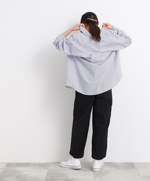 Cutie Blonde（キューティーブロンド）の「◆リラックスナイロンカーゴパンツ（その他パンツ・レディース・ブラック/オリーブ・01/02/03）」の5枚目の写真