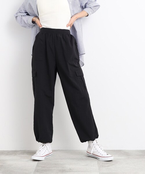 Cutie Blonde（キューティーブロンド）の「◆リラックスナイロンカーゴパンツ（その他パンツ・レディース・ブラック/オリーブ・01/02/03）」の6枚目の写真