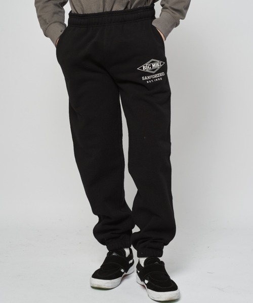 BIG MIKE(ビッグマイク)の「BIG MIKE ビックマイク/ ベーシックロゴ プリント セットアップ スウェットパンツ basic logo sweat pants // 102337800(スウェットパンツ・メンズ・アッシュグレー/ブラック・MEDIUM/LARGE/X-LARGE)」の12枚目の写真
