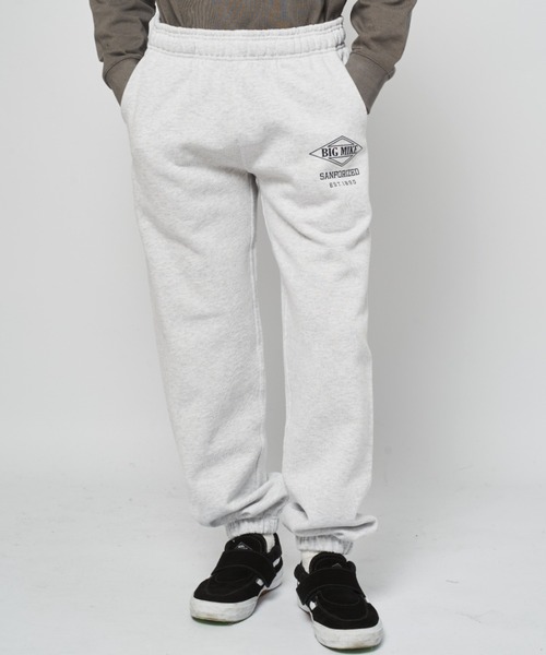 BIG MIKE(ビッグマイク)の「BIG MIKE ビックマイク/ ベーシックロゴ プリント セットアップ スウェットパンツ basic logo sweat pants // 102337800(スウェットパンツ・メンズ・アッシュグレー/ブラック・MEDIUM/LARGE/X-LARGE)」の11枚目の写真