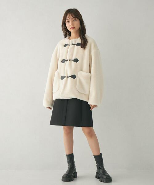 EMMEL REFINES ダッフルファーコート EMMEL REFINES（エメルリファインズ）の「＜EMMEL REFINES＞EM