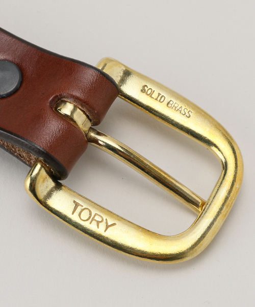 プラージュ plage TORY LEATHER ブラウン ベルト フリーサイズ