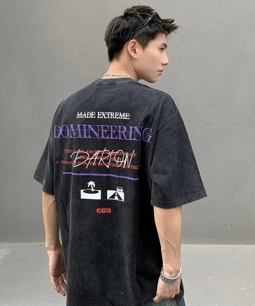 tシャツ A'GEM/9 × .kom 「MadeExtreme/メイドエクストリーム」 WARNING 半袖カットソー レディース A'GEM/9 × .kom 『MadeExtreme/メイドエクストリーム』 WARNING