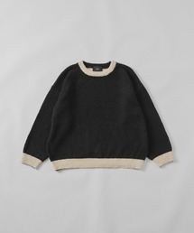 DOOPZ | Wool bicolor knit - ウールバイカラーニット(ニット/セーター)