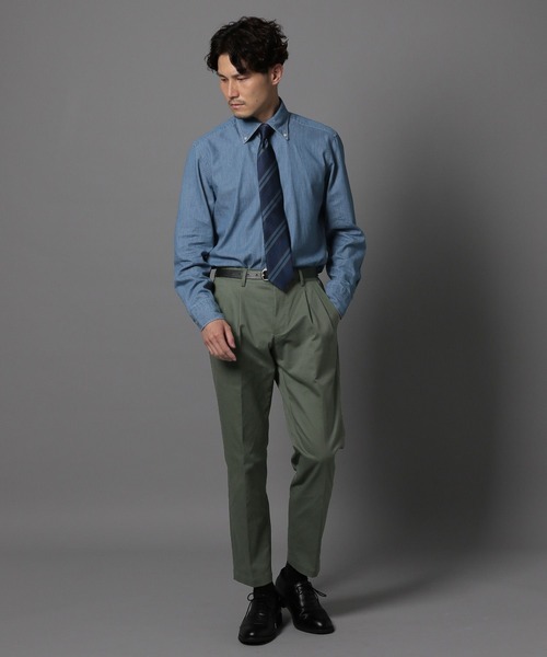 GLOBAL WORK（グローバルワーク）の「チノスラックス/Salon de GW/908146（チノパンツ・メンズ・ベージュ/カーキ・MEDIUM/SMALL/X-LARGE/LARGE）」の7枚目の写真