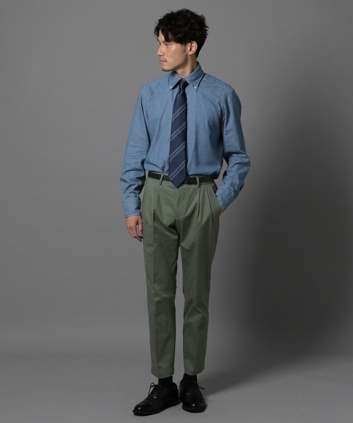 GLOBAL WORK（グローバルワーク）の「チノスラックス/Salon de GW/908146（チノパンツ・メンズ・ベージュ/カーキ・MEDIUM/SMALL/X-LARGE/LARGE）」の8枚目の写真