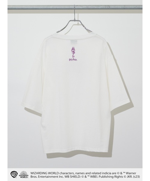 AMERICAN HOLIC（アメリカンホリック）の「ハリー・ポッター/ビッグシルエットTシャツ（Tシャツ/カットソー・レディース・チャコールグレー/ピンク/オフホワイト/その他1・FREE）」の9枚目の写真