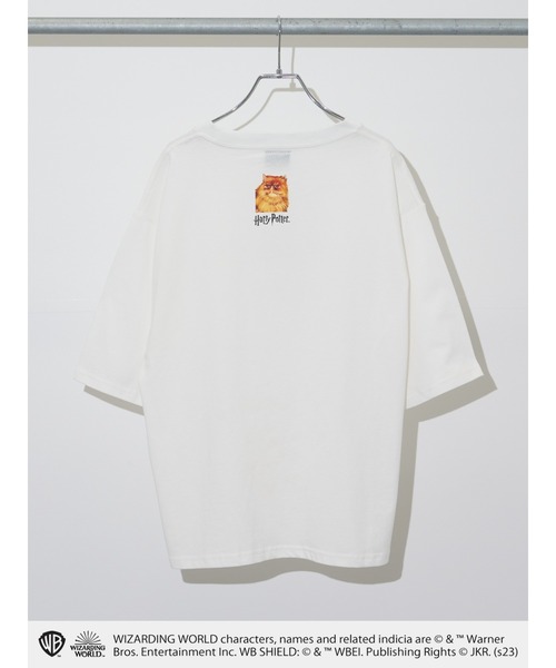 AMERICAN HOLIC（アメリカンホリック）の「ハリー・ポッター/ビッグシルエットTシャツ（Tシャツ/カットソー・レディース・チャコールグレー/ピンク/オフホワイト/その他1・FREE）」の12枚目の写真