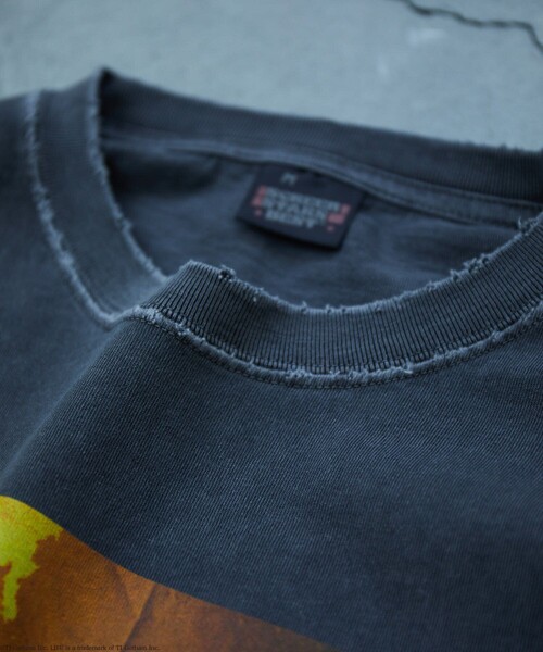 LIFE（ライフ）の「LIFE/ライフ 別注 Kurt Cobain コラボフォト コラージュ L/S Tシャツ/ロングスリーブ（Tシャツ/カットソー・メンズ・チャコールグレー/オフホワイト・MEDIUM/LARGE）」の15枚目の写真