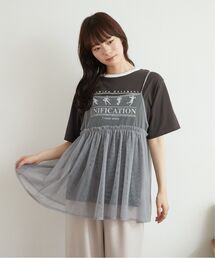 RETRO GIRL | チュールビスチェ(キャミソール)