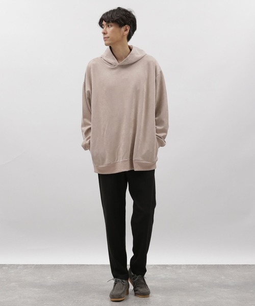 LAKOLE（ラコレ）の「スエードプルパーカー / 969938（パーカー・メンズ・ベージュ/グレー/ピンク/パープル・X-LARGE/SMALL/MEDIUM/LARGE）」の8枚目の写真